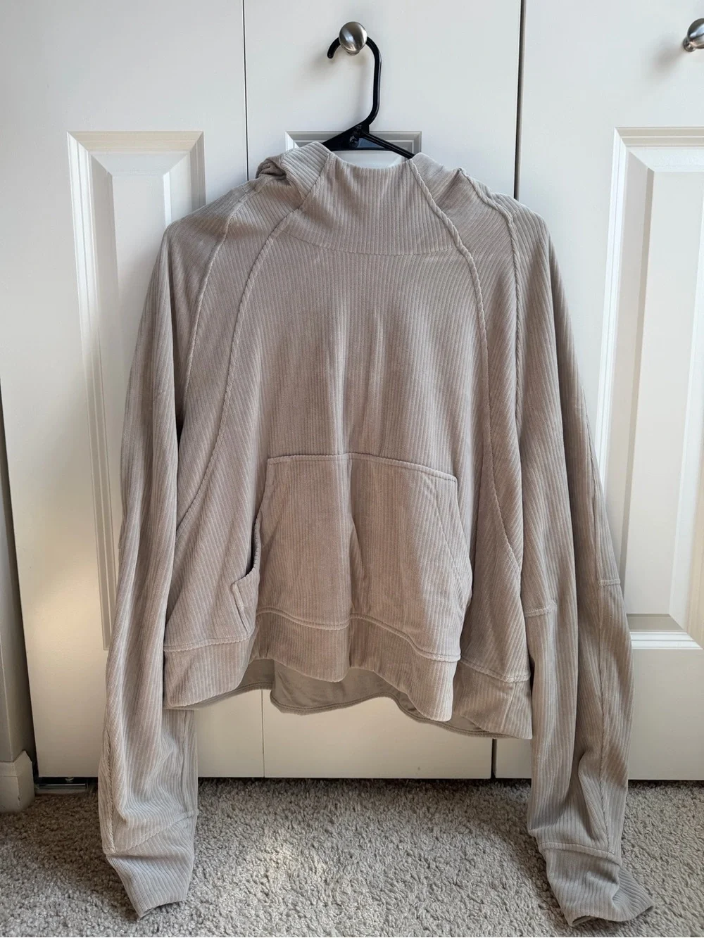 Lululemon Scuba Oversized Hoodie *Velvet Cord Riverstone